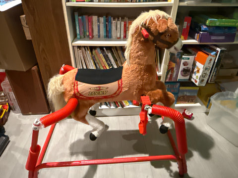 Rockin Rider Ride on bouncy horse with galloping sound Ride-On Toy