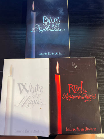 Laurie Faria Stolarz 3 books Book-Non-Fiction